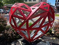 Haddonfield Outdoor Sculpture Trust Heart