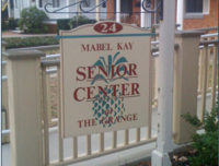 Mabel Key Senior Care Center Sign